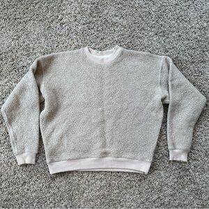 Outdoor Voices Megafleece Sweatshirt in Oatmeal